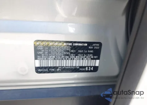 2023 Mitsubishi Outlander Es 2.5 S-Awc из США, поврежденный, VIN JA4J4TA80PZ021798